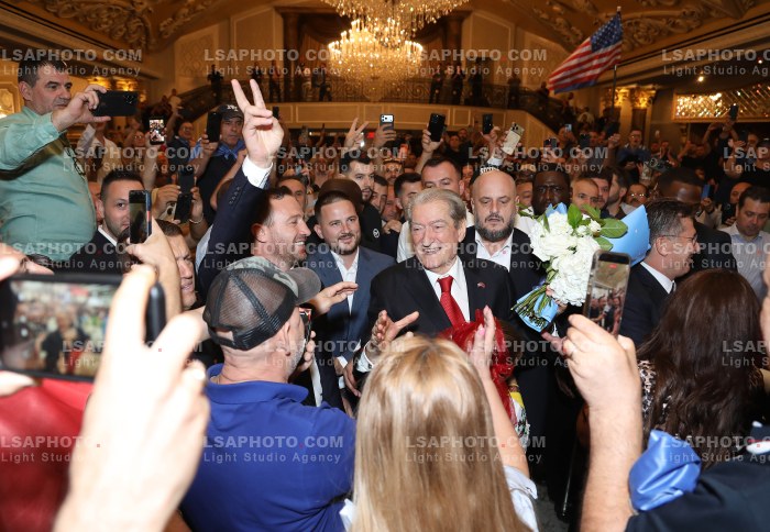 BERISHA MEET WITH ALBANIANS IN USA
