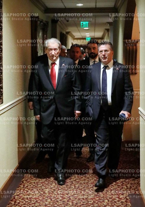 Berisha Takon Perfaqesues te Diaspores ne SHBA