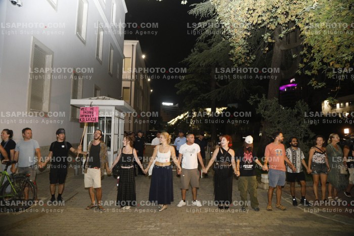 DAY 100 OF THE CITIZENS' PROTESTS IN TIRANA