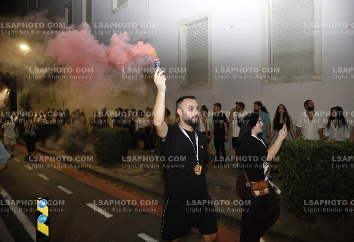 Protesta e Qytetareve ne Tirane ne Diten e 100