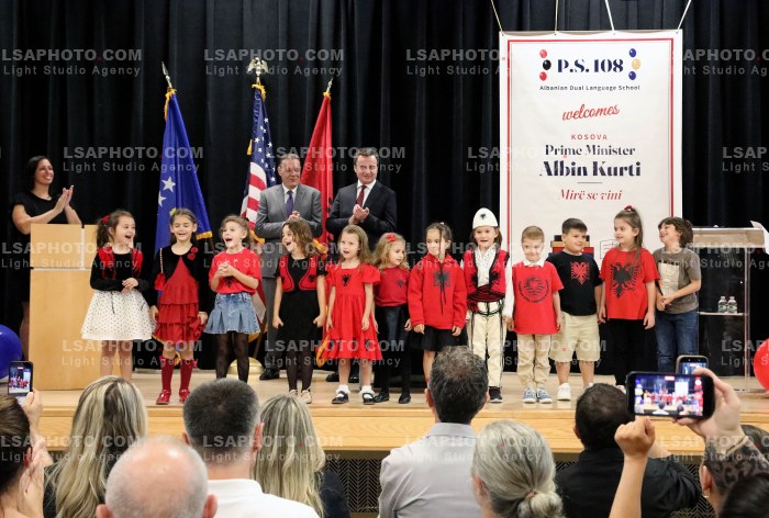 Albin Kurti Viziton Shkollen Publike P.S. 108 Philip J. Abinanti ne Bronx