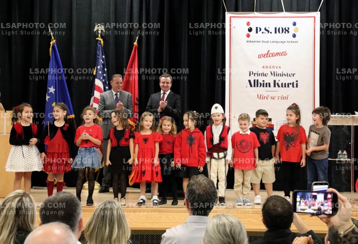 Albin Kurti Viziton Shkollen Publike P.S. 108 Philip J. Abinanti ne Bronx