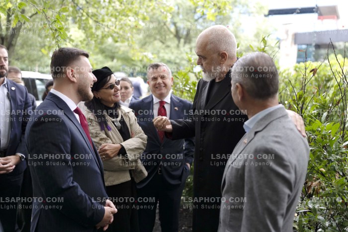 Edi Rama Takim me Komunitetin Shqiptar ne Staten Island