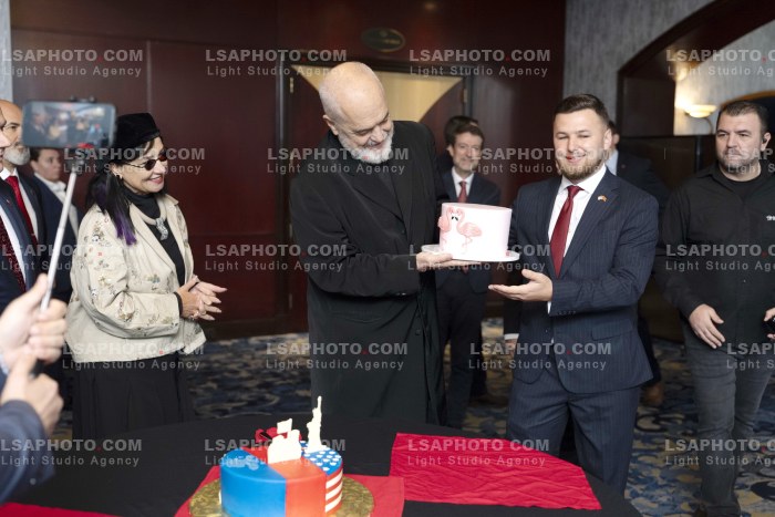 ALBANIAN PM EDI RAMA MEETS WITH ALBANIANS IN NEW YORK