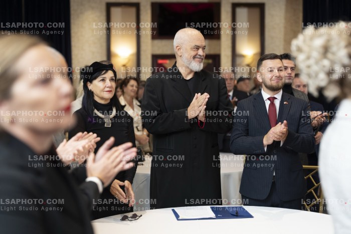 Edi Rama Takim me Komunitetin Shqiptar ne Staten Island
