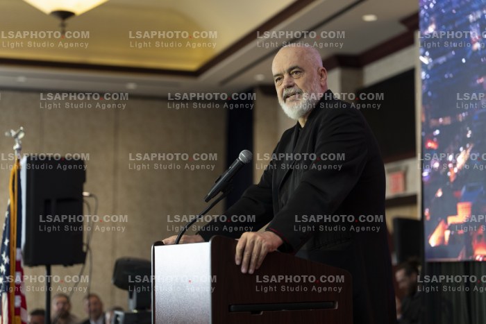 Edi Rama Takim me Komunitetin Shqiptar ne Staten Island