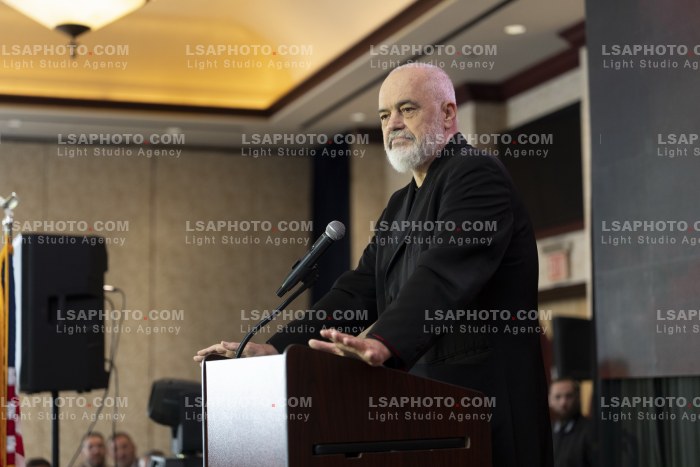 Edi Rama Takim me Komunitetin Shqiptar ne Staten Island