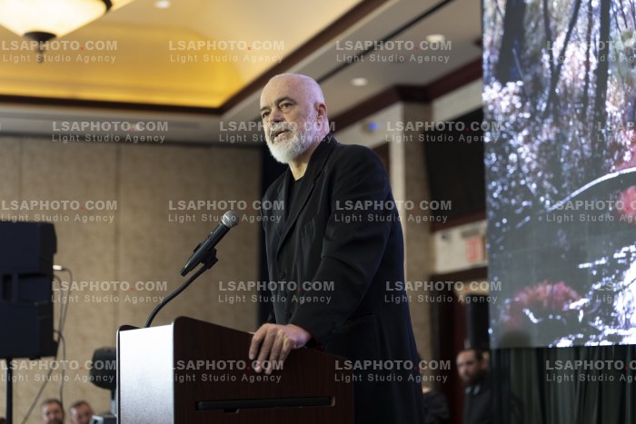Edi Rama Takim me Komunitetin Shqiptar ne Staten Island