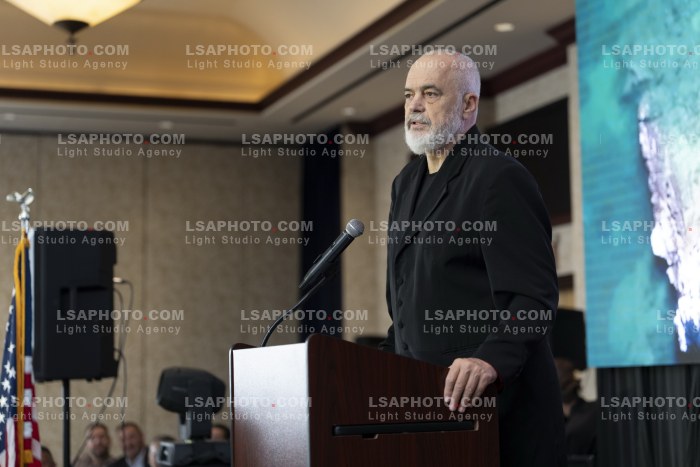 Edi Rama Takim me Komunitetin Shqiptar ne Staten Island