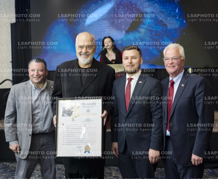 Edi Rama Takim me Komunitetin Shqiptar ne Staten Island