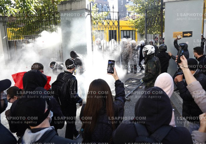 Protesta e Thirrur nga Studentet ne Tirane
