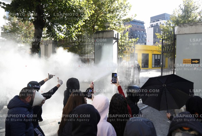 Protesta e Thirrur nga Studentet ne Tirane