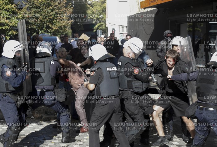 Protesta e Thirrur nga Studentet ne Tirane