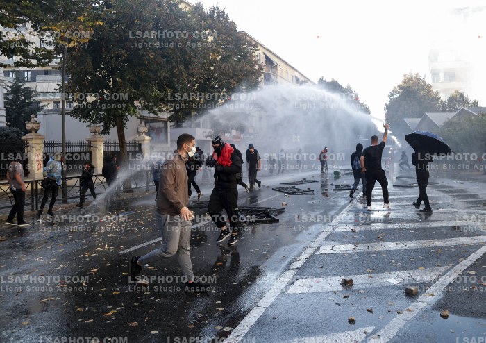 Protesta e Thirrur nga Studentet ne Tirane