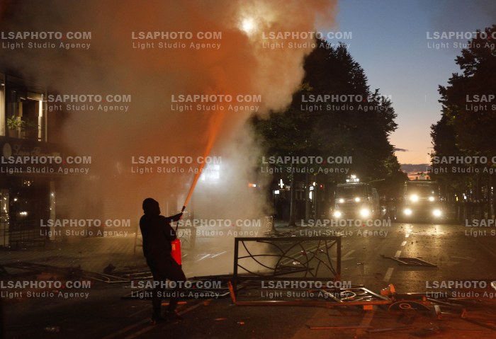 Protesta e Thirrur nga Studentet ne Tirane