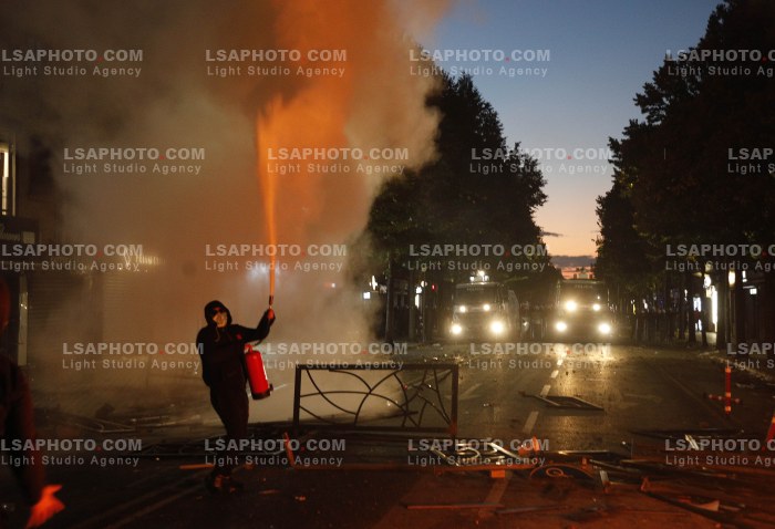 Protesta e Thirrur nga Studentet ne Tirane