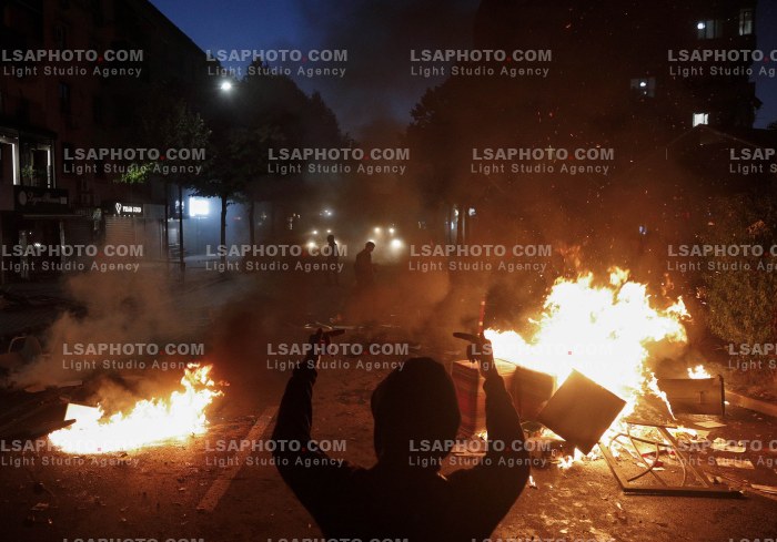 Protesta e Thirrur nga Studentet ne Tirane