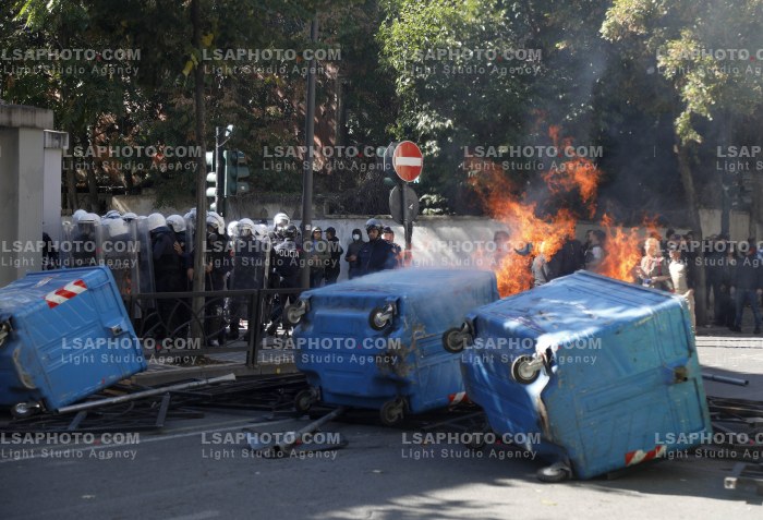 Dita e Dyte e Protestes se Thirrur nga Studentet ne Tirane
