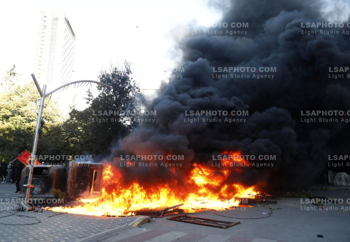 Dita e Dyte e Protestes se Thirrur nga Studentet ne Tirane
