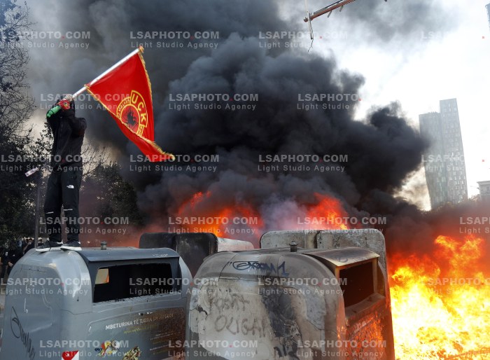Dita e Dyte e Protestes se Thirrur nga Studentet ne Tirane