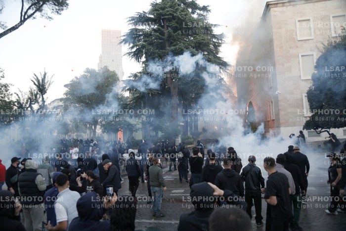 Dita e Dyte e Protestes se Thirrur nga Studentet ne Tirane