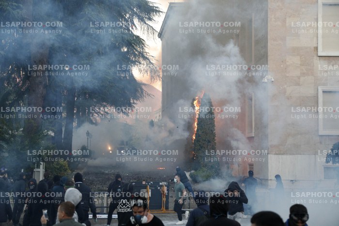 Dita e Dyte e Protestes se Thirrur nga Studentet ne Tirane