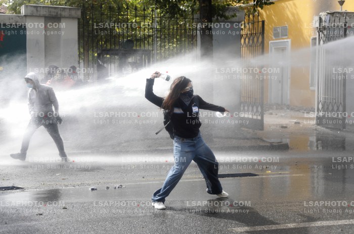Dita e Trete e Protestes se Thirrur nga Studentet ne Tirane
