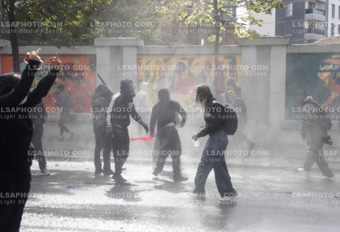 Dita e Trete e Protestes se Thirrur nga Studentet ne Tirane