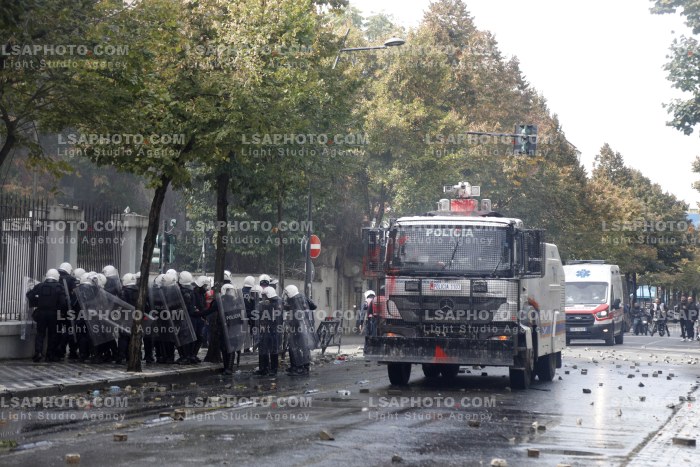 Dita e Trete e Protestes se Thirrur nga Studentet ne Tirane