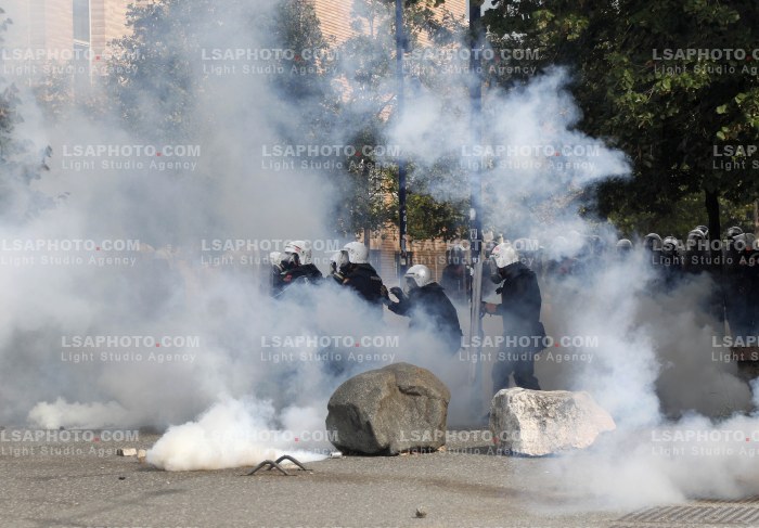 Dita e Trete e Protestes se Thirrur nga Studentet ne Tirane