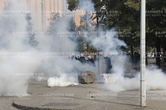 Dita e Trete e Protestes se Thirrur nga Studentet ne Tirane