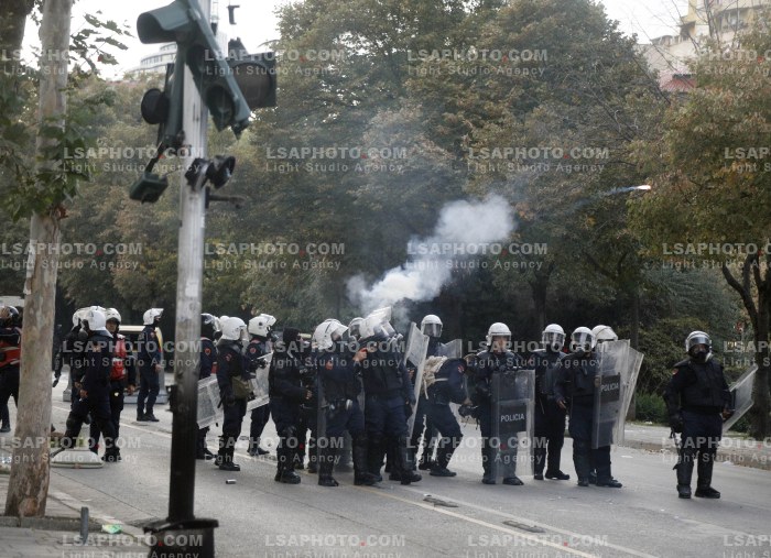 Dita e Trete e Protestes se Thirrur nga Studentet ne Tirane