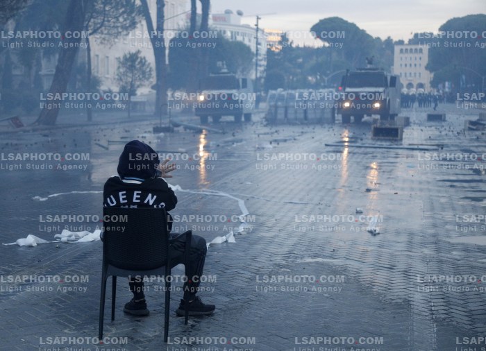 Dita e Trete e Protestes se Thirrur nga Studentet ne Tirane
