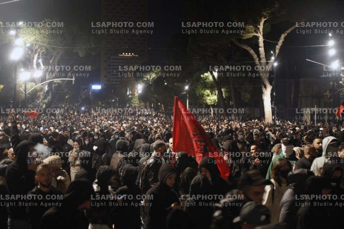 Dita e Trete e Protestes se Thirrur nga Studentet ne Tirane