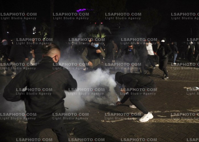 Dita e Trete e Protestes se Thirrur nga Studentet ne Tirane