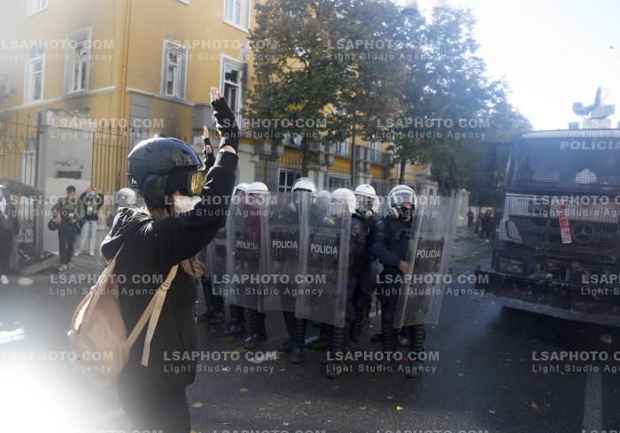 Dita e Katert e Protestes se Thirrur nga Studentet ne Tirane