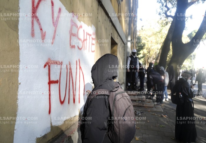 Dita e Katert e Protestes se Thirrur nga Studentet ne Tirane