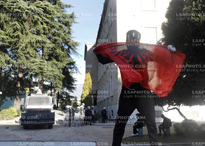 Dita e Katert e Protestes se Thirrur nga Studentet ne Tirane