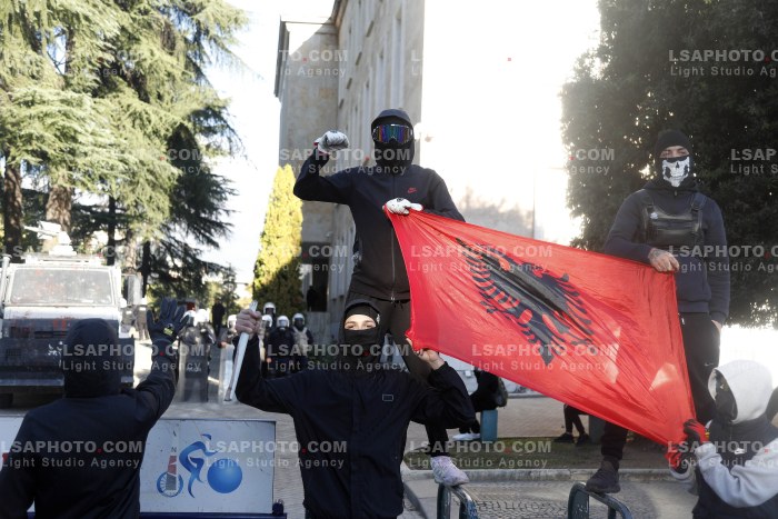 Dita e Katert e Protestes se Thirrur nga Studentet ne Tirane