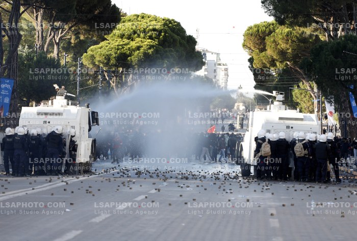 Dita e Katert e Protestes se Thirrur nga Studentet ne Tirane