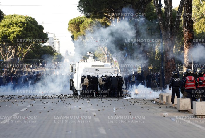 Dita e Katert e Protestes se Thirrur nga Studentet ne Tirane