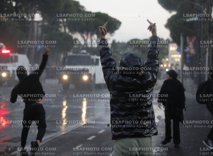 Dita e Katert e Protestes se Thirrur nga Studentet ne Tirane