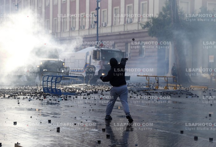 Dita e Peste e Protestes se Thirrur nga Studentet ne Tirane