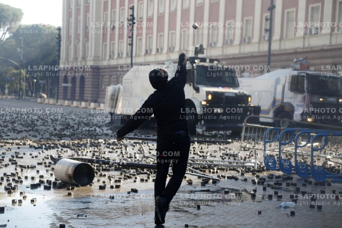 Dita e Peste e Protestes se Thirrur nga Studentet ne Tirane
