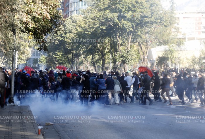 Dita e Peste e Protestes se Thirrur nga Studentet ne Tirane