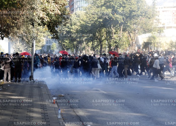 Dita e Peste e Protestes se Thirrur nga Studentet ne Tirane
