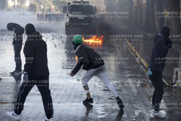 Dita e Peste e Protestes se Thirrur nga Studentet ne Tirane