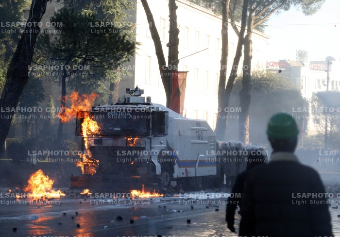 Dita e Peste e Protestes se Thirrur nga Studentet ne Tirane