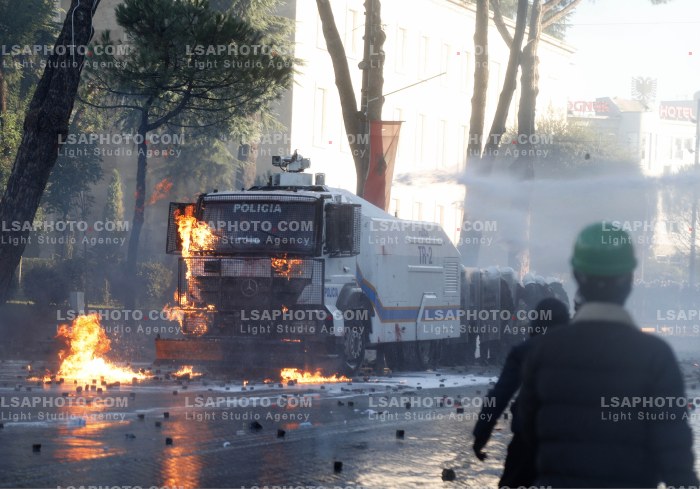 Dita e Peste e Protestes se Thirrur nga Studentet ne Tirane
