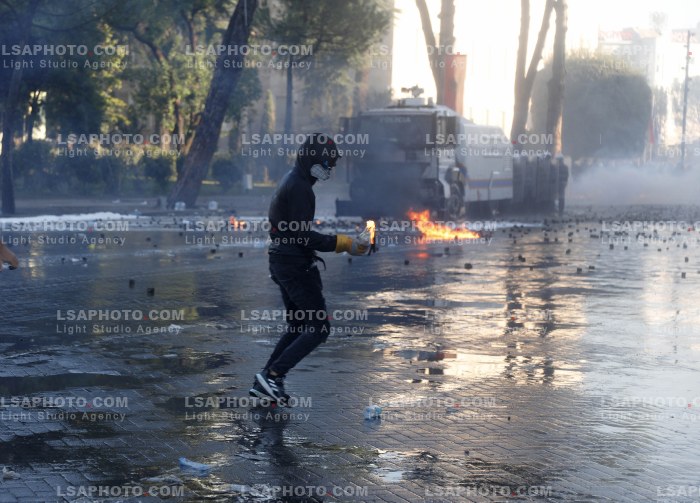 Dita e Peste e Protestes se Thirrur nga Studentet ne Tirane